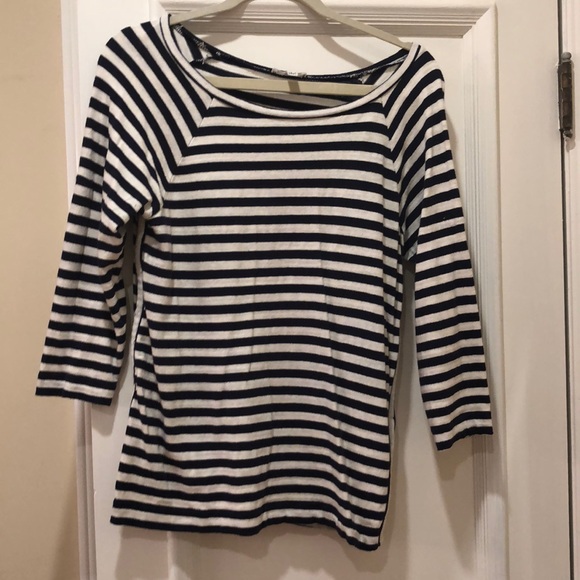 Leith Striped Sweater with Openings on side - Picture 5 of 6